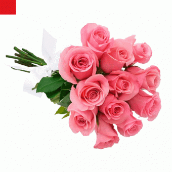 Buquê vip com 12 rosas (R)
